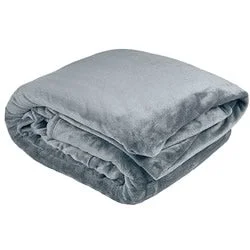 Ultraplush Steel Blue Blanket