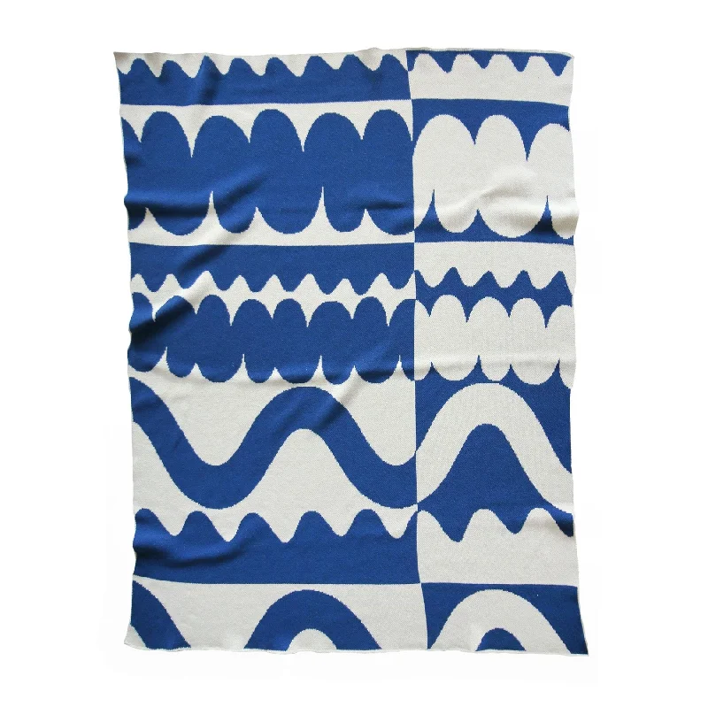 Wiggle Room Throw Blanket in Royal