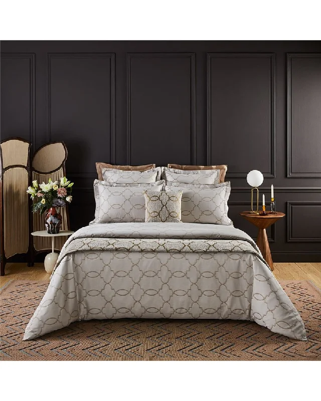 Yves Delorme 300 Thread Count Palazzo Duvet Cover